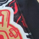 PRIDE OR DIE ''Stickers' RASHGUARD - BLACK